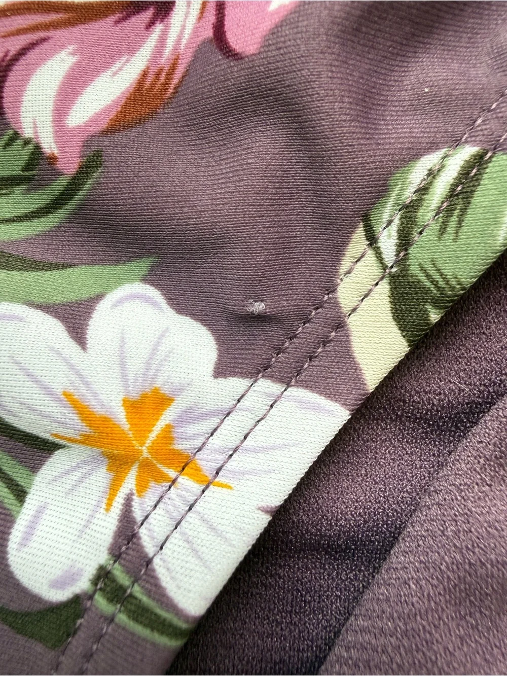 KONA SOL - PURPLE FLORAL SWIM SET - MEDIUM TOP/ LARGE BOTTOM - Picture 9 of 9